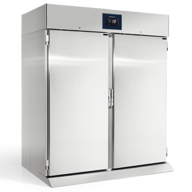 Congelatore roll-in da 1400 litri in inox GN 2/1, -10°/-20°C, isolamento 80 mm - WiFi