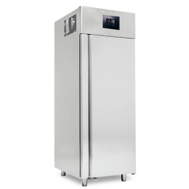 Congelatore da 700 litri in inox GN 2/1, -10°/-22°C, isolamento 85 mm - WiFi