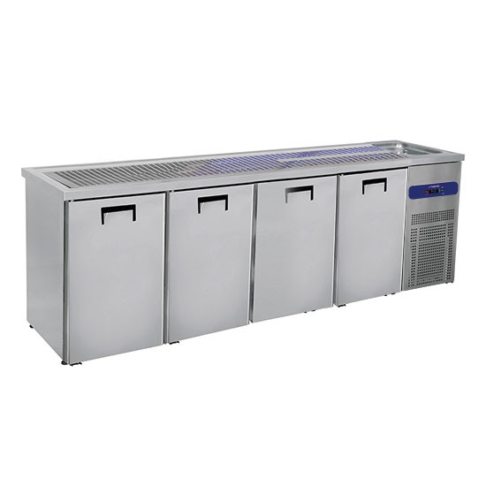 Refrigerated bar counters