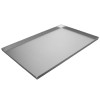 Baking tray in aluminium uncoated, 600x400 mm - 4 sides 90°