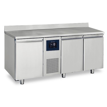 Tavolo freezer a 3 porte GN 1/1 con alzatina, -10°/-20°C - WiFi