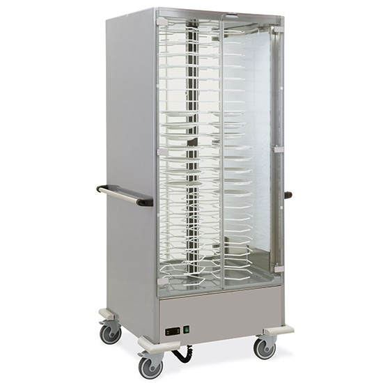 Thermic trolleys for dishes