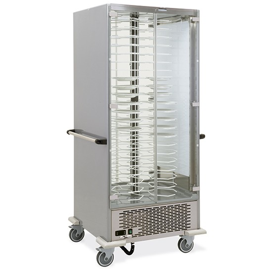 Refrigerated trolleys for dishes