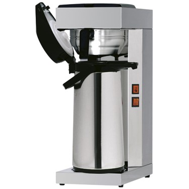 Macchina caffè professionale a filtro con bricco termostatico con termos da 2,2lt, manuale, cap. 15lt ora