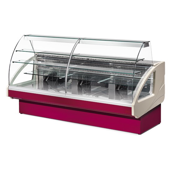 Refrigerated display unit for pastry Cake line