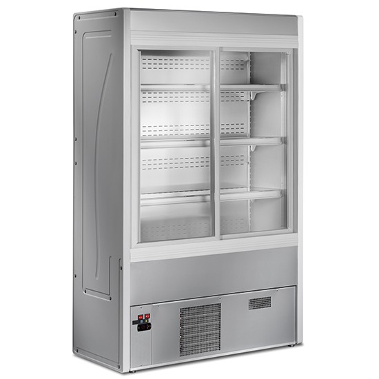 Refrigerated wall cabinet Light with sliding doors
